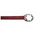 Montblanc Bracciale Cuff in Pelle di Lucertola Rossa e Argento 925 Rosso - vista 9