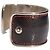 Montblanc Bracciale Cuff in Pelle Saffiano e Argento 925 Nero