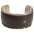 Montblanc Bracciale Cuff in Pelle Saffiano e Argento 925 Nero - vista 3