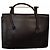Montblanc Valigetta in pelle liscia nera Nero - vista 3