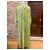 Vestido maxi de algodón estampado Emilio Pucci Negro Rosa Blanco Verde - vista 4