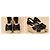 Sandali espadrilles con zeppa da 110mm Tory Burch Marion Nero - vista 5