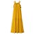 Gelbes Maxikleid mit Rüschen von Ulla Johnson
