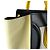 Céline Borsa Celine Luggage Micro Shopper Nero Crudo Giallo - vista 7