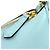 Fendi Schultertasche aus hellblauem Leder - Ansicht 9