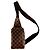 Borsa a tracolla Louis Vuitton Damier Geronimos Damier ebene