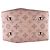 Borsa Louis Vuitton Monogram Mahina Bella Rosa Bianco - vista 4