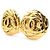 Orecchini a clip in metallo dorato Chanel D'oro - vista 2