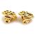 Orecchini a clip in metallo dorato Chanel D'oro - vista 4
