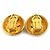 Orecchini a clip dorati Chanel D'oro - vista 5
