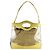 Borsa in pelle e vinile Chanel Giallo - vista 3