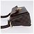 Louis Vuitton Ravello Damier Ebene GM Marrone - vista 4