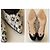 Autre Marque Bianca Castana Stiefeletten aus Wildleder mit Python-Print, Größe 37 Schwarz Python drucken - Ansicht 5