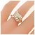 Anello a fascia in argento e oro giallo Tiffany & Co. - vista 5