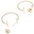 Orecchini a cerchio T Wire Medium di Tiffany & Co. - vista 3