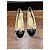 Chanel Ballerine Bicolore in Pelle - 38,5 Nero Beige - vista 12