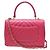 Chanel Trendy CC Top Handle Chevron Lambskin Medium Rosa - vista 2