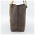 Borsa Louis Vuitton Shopping Sac Monogram Marrone - vista 4