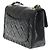 Chanel Vintage Square Classic Flap gestepptes Lammleder Small Schwarz - Ansicht 4