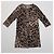 Autre Marque Langer Cardigan aus 100% Kaschmir von Leonard Paris – Animal Print Schwarz Beige - Ansicht 3