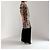 Autre Marque Langer Cardigan aus 100% Kaschmir von Leonard Paris – Animal Print Schwarz Beige - Ansicht 4