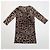 Autre Marque Langer Cardigan aus 100% Kaschmir von Leonard Paris – Animal Print Schwarz Beige - Ansicht 5