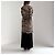 Autre Marque Langer Cardigan aus 100% Kaschmir von Leonard Paris – Animal Print Schwarz Beige - Ansicht 9