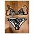 Bikini Monogram Louis Vuitton Negro Beige - vista 8