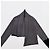 Autre Marque Sarah Pacini Asymmetrischer Strick-Bolero Schwarz Grau - Ansicht 5
