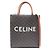 Céline Celine Small Vertical Cabas Triomphe Borsa Tote 2-Way Marrone Nero