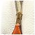 Hermès Zweifarbige Hermes Plume 32 Handtasche Weiß Orange - Ansicht 6