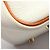 Hermès Zweifarbige Hermes Plume 32 Handtasche Weiß Orange - Ansicht 7