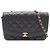Borsa a Spalla Chanel Matelassé Diana Flap Nero