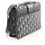 Borsa a tracolla Christian Dior 30 Montaigne Oblique Jacquard Nero Beige Blu navy - vista 2