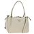 Borsa PRADA Vittero Dino Leather 2way White Gold Auth 190387V Bianco D'oro