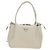 Borsa PRADA Vittero Dino Leather 2way White Gold Auth 190387V Bianco D'oro - vista 13