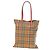 BURBERRY Nova Check Tote Bag Canvas Beige Silber Auth 190455M - Ansicht 13