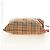 BURBERRY Nova Check Tote Bag Canvas Beige Silber Auth 190455M - Ansicht 4