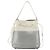 Borsa a Spalla Miu Miu in Pelle Argento Auth BA13941A - vista 2