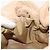 Borsa con coulisse e catena Christian Dior in pelle beige e oro Auth BA13968A D'oro - vista 19