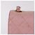 CHANEL Mini Matelasse 18 Chain Shoulder Bag Canvas Pink Gold CC Auth 191614 Rosa D'oro - vista 2