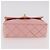 CHANEL Mini Matelasse 18 Chain Shoulder Bag Canvas Pink Gold CC Auth 191614 Rosa D'oro - vista 7