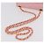 CHANEL Mini Matelasse 18 Chain Shoulder Bag Canvas Pink Gold CC Auth 191614 Rosa D'oro - vista 8