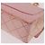 CHANEL Mini Matelasse 18 Chain Shoulder Bag Canvas Pink Gold CC Auth 191614 Rosa D'oro - vista 9