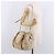 PRADA Tote Bag Leder 2way Beige Gold Auth bs36021 Golden - Ansicht 25
