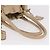 PRADA Tote Bag Leder 2way Beige Gold Auth bs36021 Golden - Ansicht 8