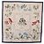 Hermès HERMES Carré 90 Sciarpa "Quai aux Fleurs" Seta Blu Bianco Auth 186912M