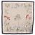 Hermès HERMES Carré 90 Sciarpa "Quai aux Fleurs" Seta Blu Bianco Auth 186912M - vista 13