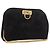 Borsa a tracolla Salvatore Ferragamo Gancini in scamosciato nero e oro Auth 191696 D'oro