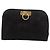 Borsa a tracolla Salvatore Ferragamo Gancini in scamosciato nero e oro Auth 191696 D'oro - vista 13